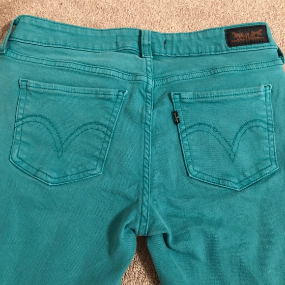 Levi's 535 Legging Jean Turquoise 7 - Picture 4 of 5